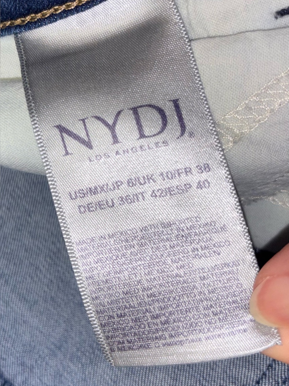 NYDJ Marilyn Straight Jeans Size 6 - Picture 4 of 12